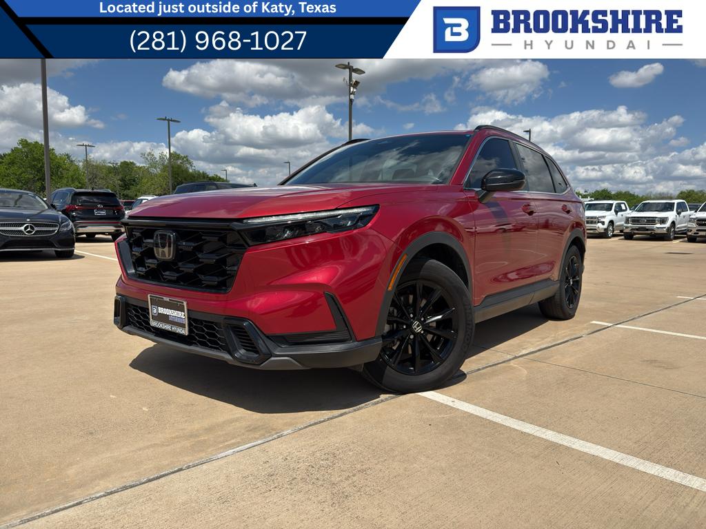 Radiant Red Metallic 2023 Honda CR-V Hybrid Sport FWD SUV / Crossover Front-Wheel Drive Continuously Variable Transmission