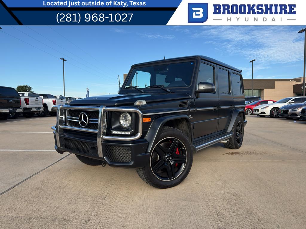designo Magno Night Black 2016 Mercedes-Benz G-Class G 63 AMG 4MATIC SUV / Crossover All-Wheel Drive 7-Speed Automatic
