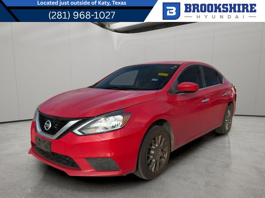 Red Alert 2017 Nissan Sentra SV Sedan Front-Wheel Drive Continuously Variable Transmission