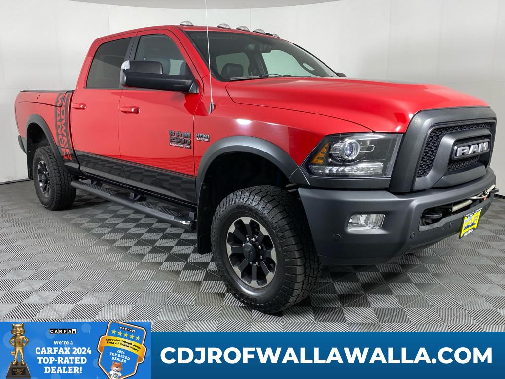 Flame Red 2017 RAM 2500 Power Wagon Crew Cab 4WD Pickup Truck Four-Wheel Drive 6-Speed Automatic