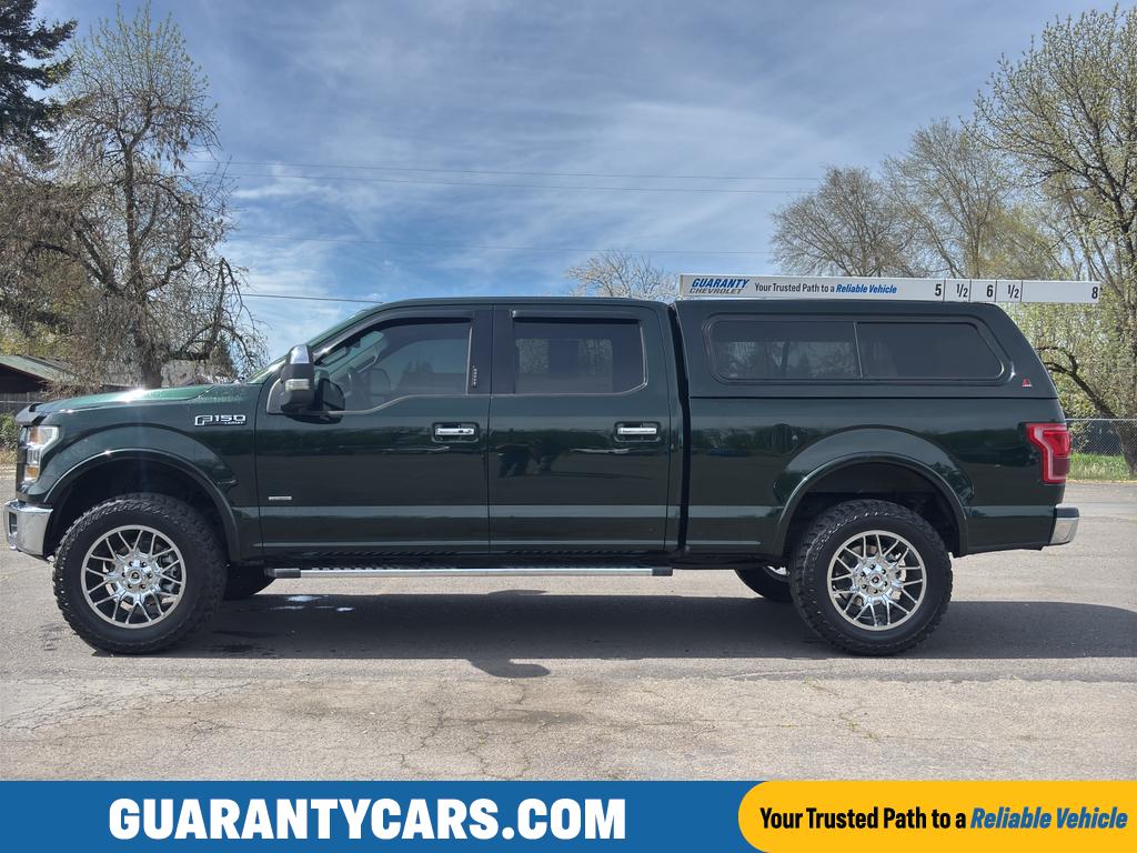 Green Gem Metallic 2016 Ford F-150 Lariat SuperCrew LB 4WD Pickup Truck Four-Wheel Drive 6-Speed Automatic