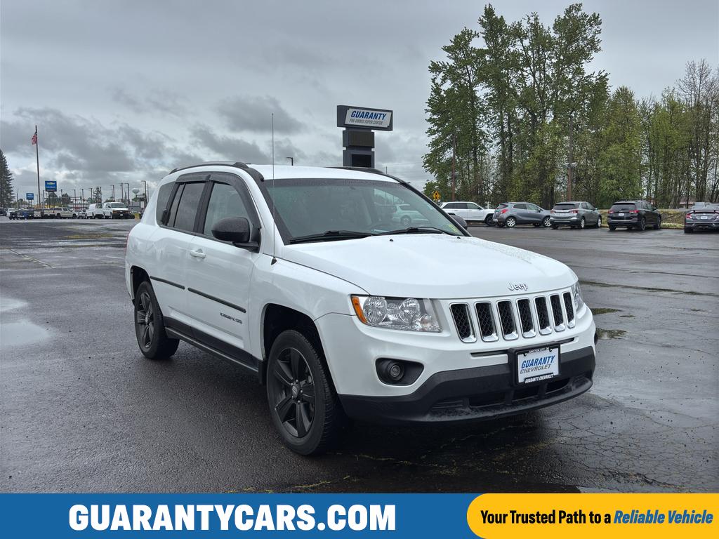 Bright White Clearcoat 2012 Jeep Compass Sport 4WD SUV / Crossover Four-Wheel Drive Continuously Variable Transmission