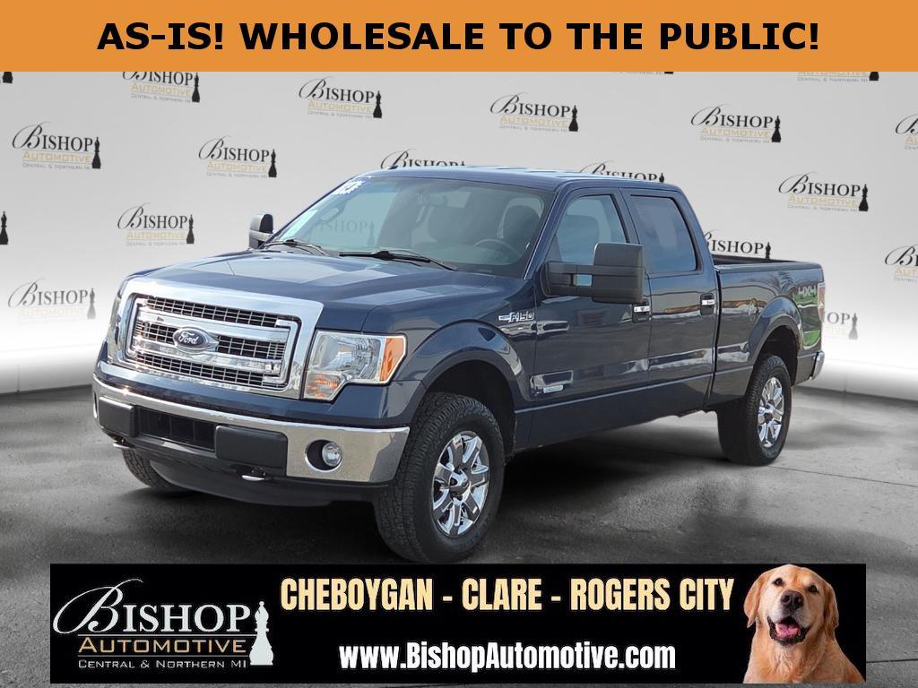 Blue Jeans Metallic 2014 Ford F-150 XLT SuperCrew 4WD Pickup Truck Four-Wheel Drive 6-Speed Automatic
