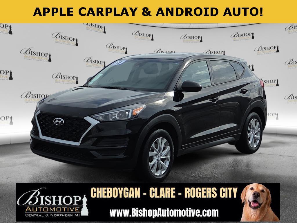 Black Noir Pearl 2019 Hyundai Tucson SE AWD SUV / Crossover All-Wheel Drive 6-Speed Automatic