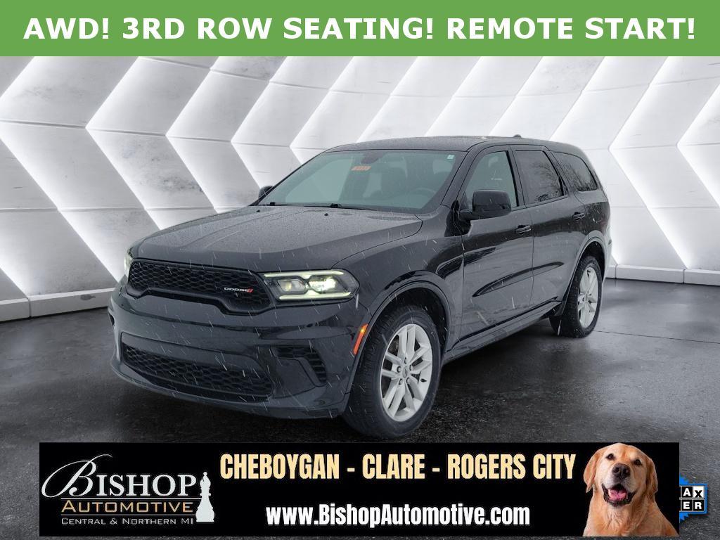 DB Black Clearcoat 2023 Dodge Durango GT AWD SUV / Crossover All-Wheel Drive 8-Speed Automatic