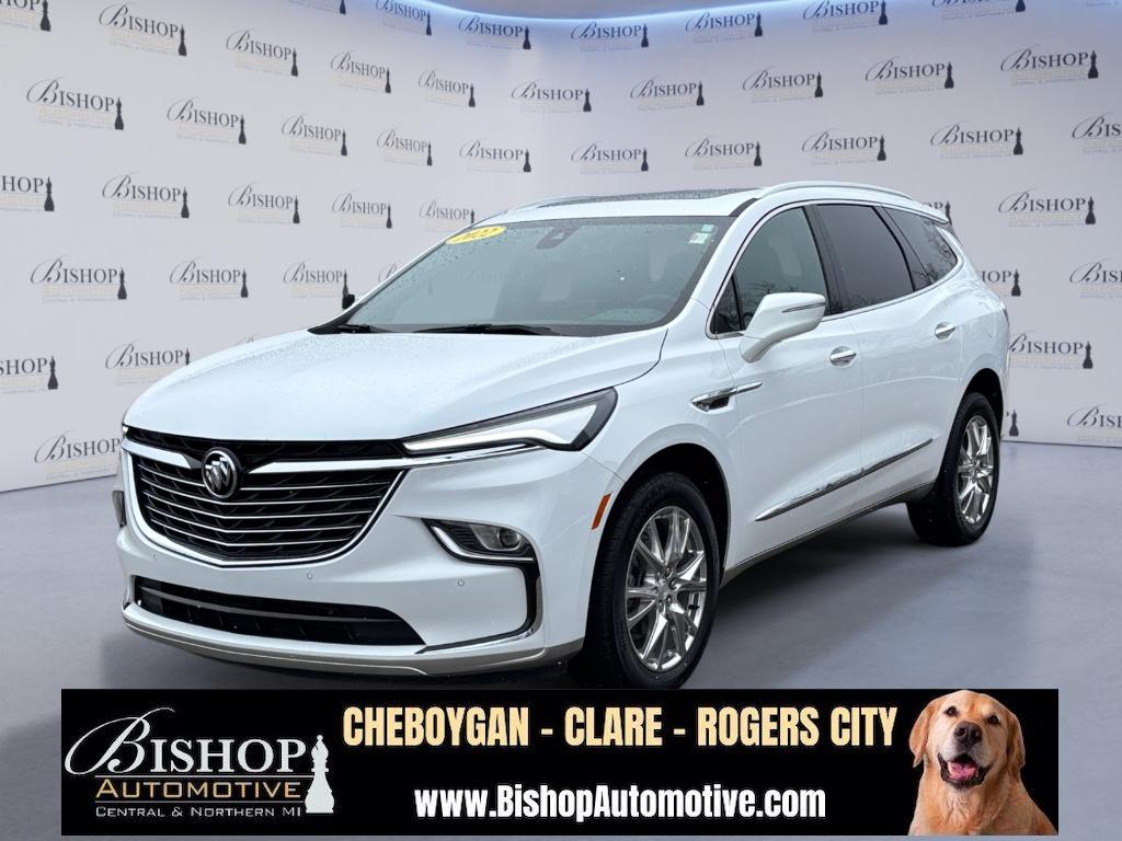 Summit White 2022 Buick Enclave Essence AWD SUV / Crossover Four-Wheel Drive 9-Speed Automatic