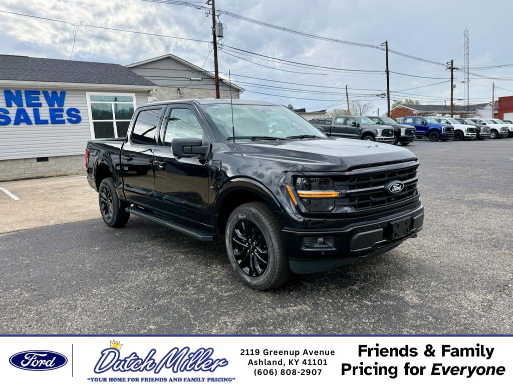 Agate Black Metallic 2026 Ford F-150 XLT SuperCrew 4WD Pickup Truck Four-Wheel Drive Automatic