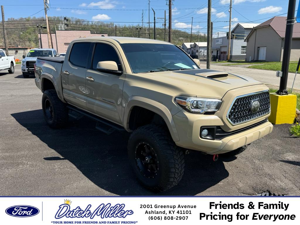 Quicksand 2018 Toyota Tacoma TRD Sport Double Cab 4WD Pickup Truck Four-Wheel Drive 6-Speed Manual