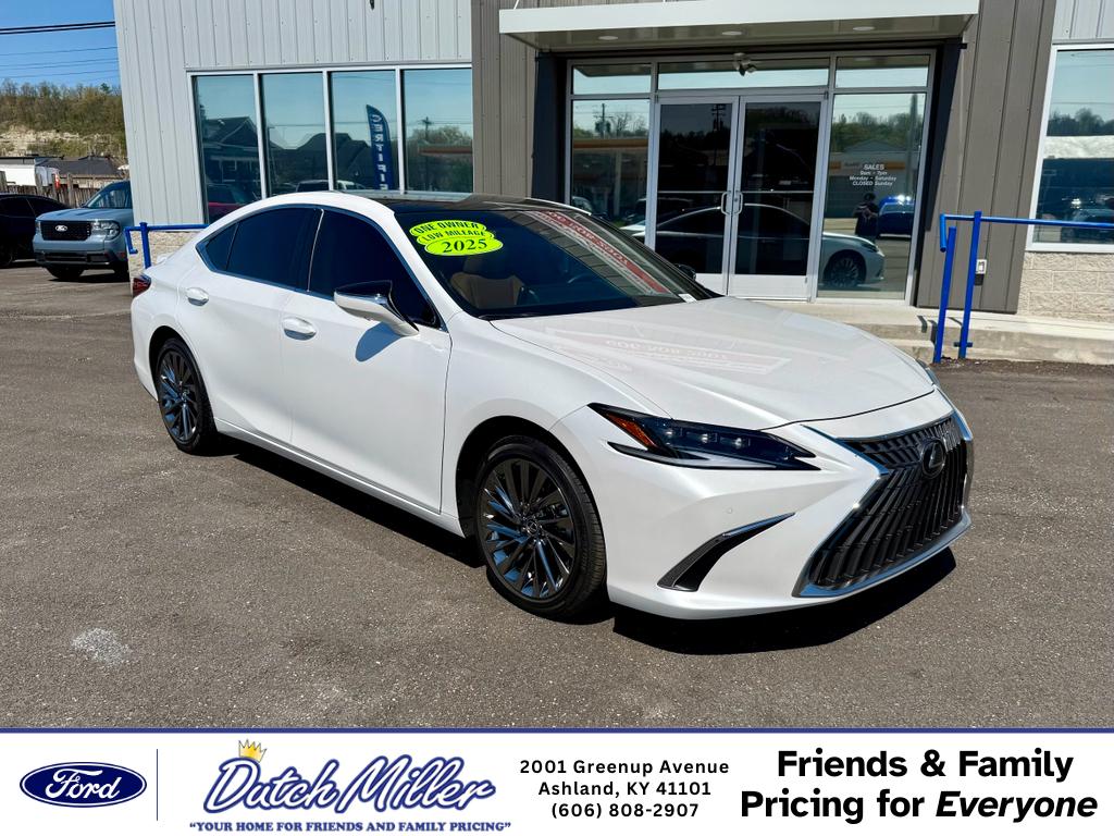 Eminent White Pearl 2025 Lexus ES 350 Ultra Luxury FWD Sedan Front-Wheel Drive 8-Speed Automatic