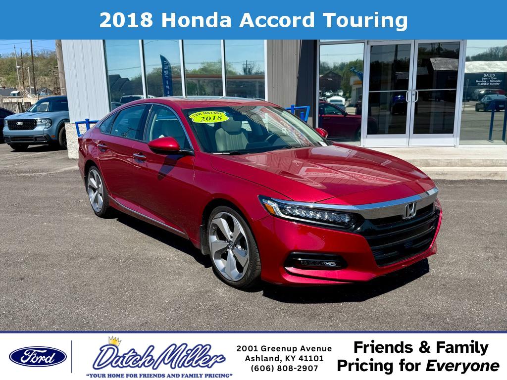 Radiant Red Metallic 2018 Honda Accord 1.5T Touring FWD Sedan Front-Wheel Drive Continuously Variable Transmission
