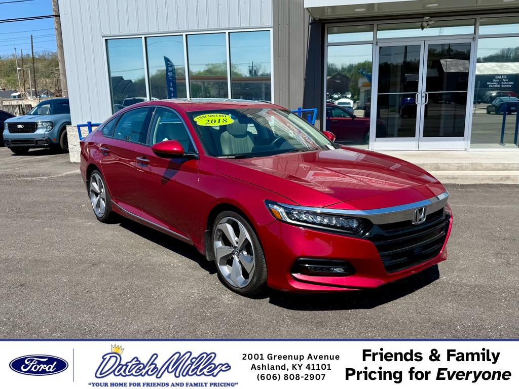 Radiant Red Metallic 2018 Honda Accord 1.5T Touring FWD Sedan Front-Wheel Drive Continuously Variable Transmission