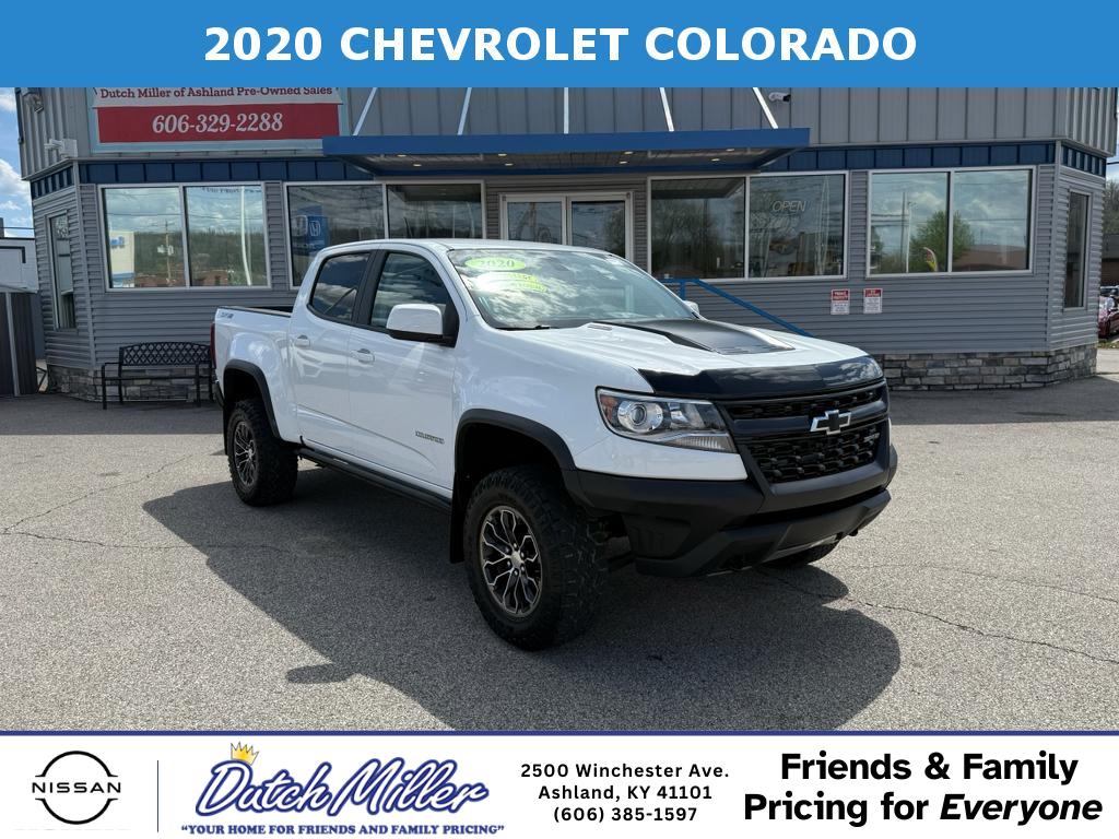Summit White 2020 Chevrolet Colorado ZR2 Crew Cab 4WD Pickup Truck Four-Wheel Drive 6-Speed Automatic