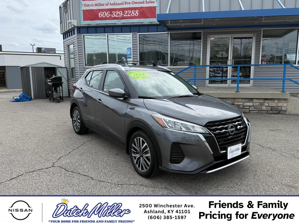 Gray (Gun Metallic) 2024 Nissan Kicks SV FWD SUV / Crossover Front-Wheel Drive Continuously Variable Transmission