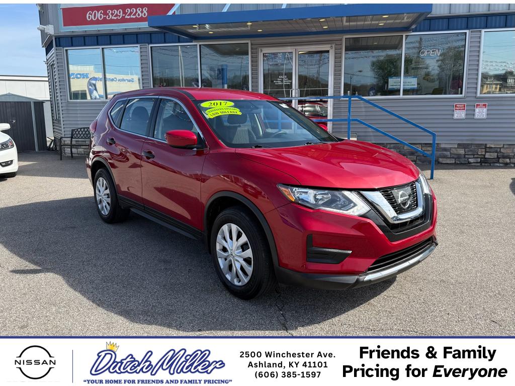 Red (Palatial Ruby) 2017 Nissan Rogue S AWD SUV / Crossover All-Wheel Drive Continuously Variable Transmission
