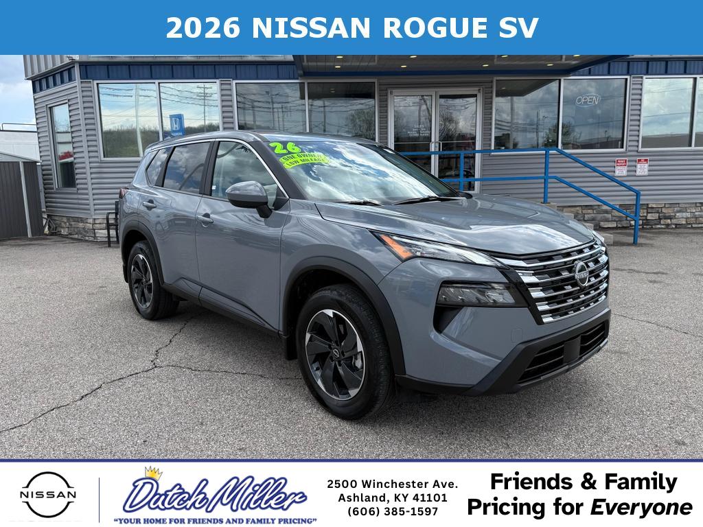 Boulder Gray Pearl 2026 Nissan Rogue SV AWD SUV / Crossover All-Wheel Drive Continuously Variable Transmission