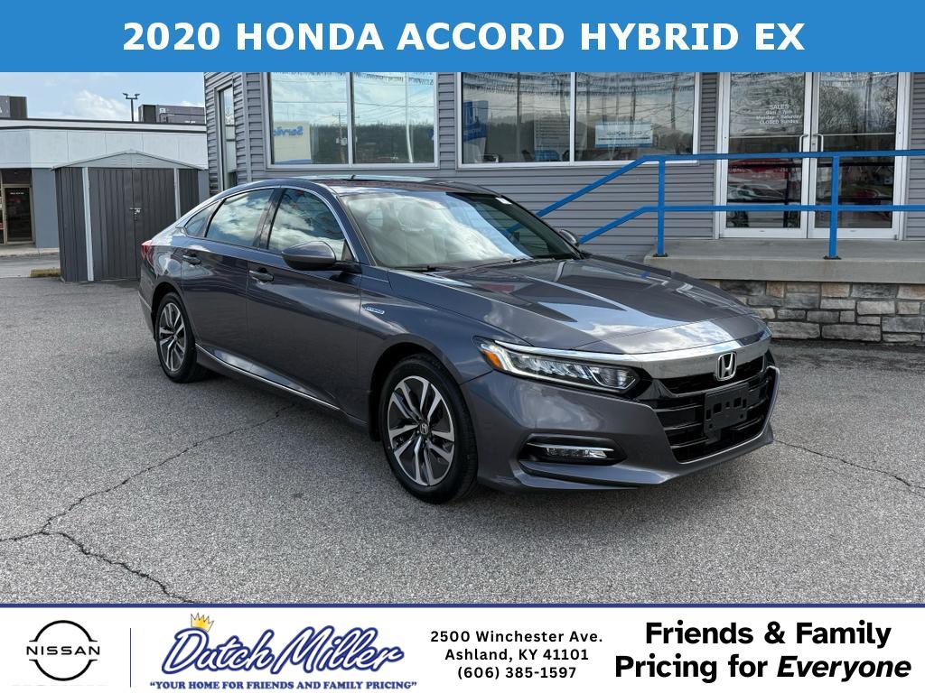 Gray (Modern Steel Metallic) 2020 Honda Accord Hybrid EX FWD Sedan Front-Wheel Drive Continuously Variable Transmission