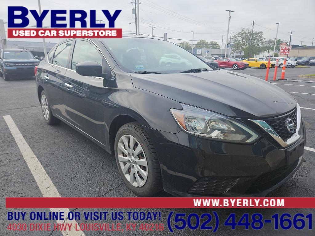 Super Black 2018 Nissan Sentra S FWD Sedan Front-Wheel Drive Continuously Variable Transmission