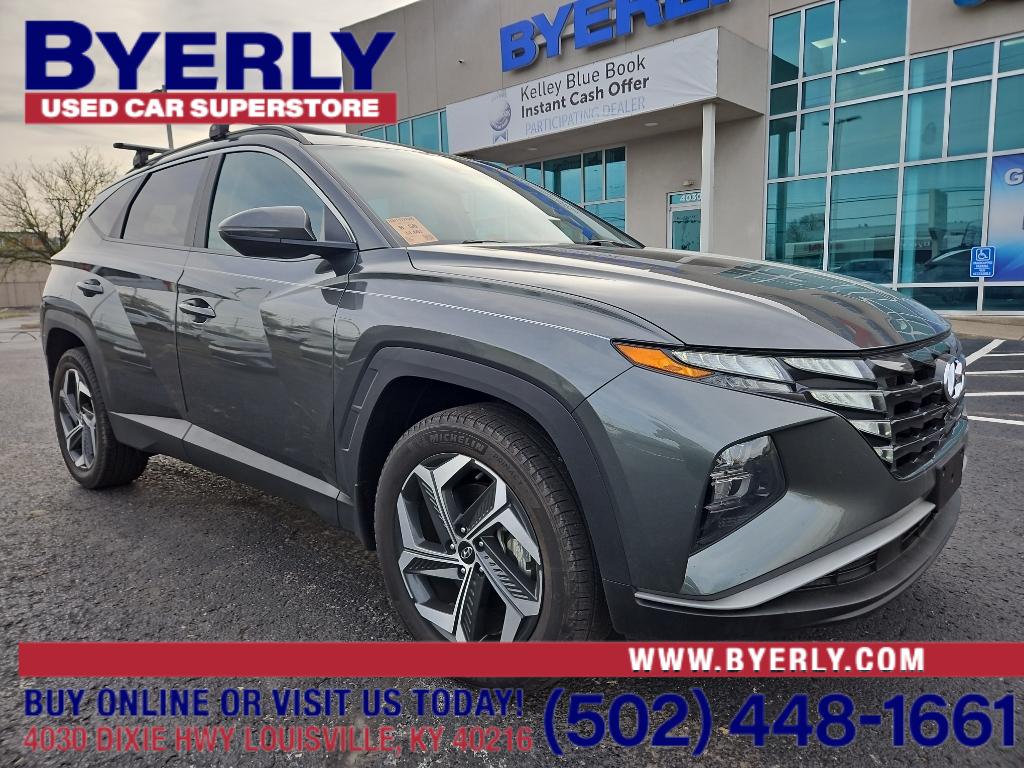 Amazon Gray 2022 Hyundai Tucson SEL AWD SUV / Crossover All-Wheel Drive 8-Speed Automatic