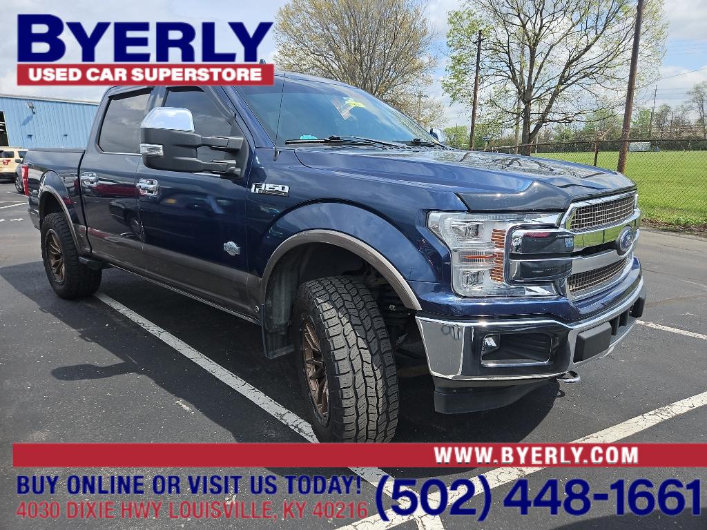 Blue Jeans Metallic 2018 Ford F-150 King Ranch SuperCrew 4WD Pickup Truck Four-Wheel Drive Automatic