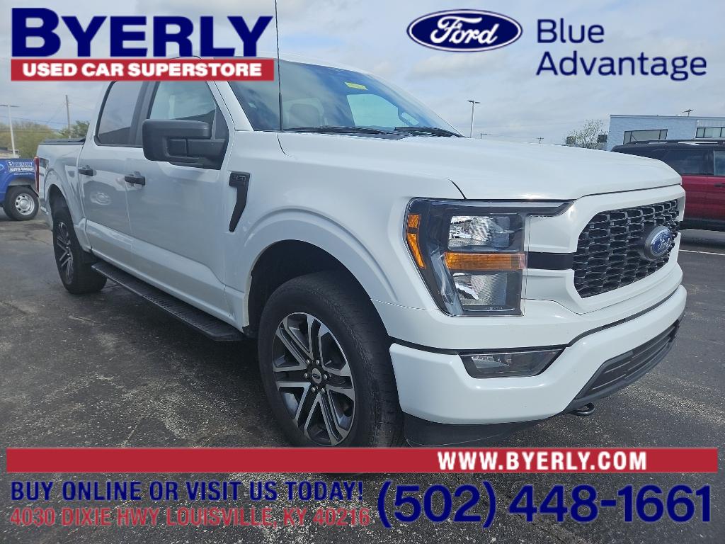 Oxford White 2023 Ford F-150 XL SuperCrew 4WD Pickup Truck Four-Wheel Drive Automatic