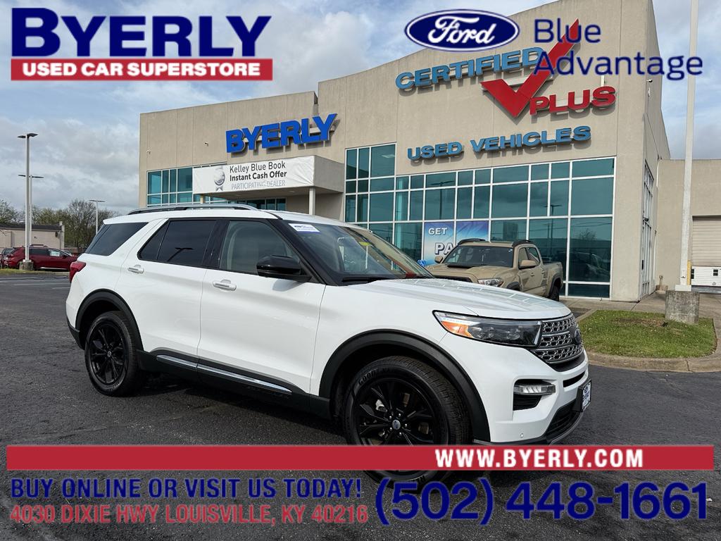 Oxford White 2021 Ford Explorer Limited AWD SUV / Crossover All-Wheel Drive Automatic