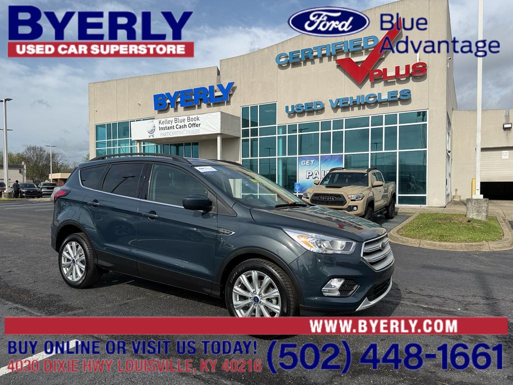 Oxford White 2019 Ford Escape SEL FWD SUV / Crossover Front-Wheel Drive 6-Speed Automatic