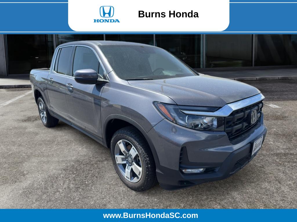 Gray (Modern Steel Metallic) 2026 Honda Ridgeline RTL AWD Pickup Truck All-Wheel Drive 9-Speed Automatic