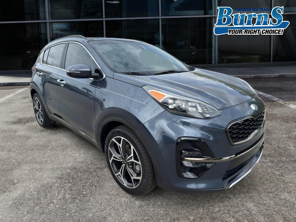Pacific Blue 2022 Kia Sportage SX Turbo FWD SUV / Crossover Front-Wheel Drive 6-Speed Automatic