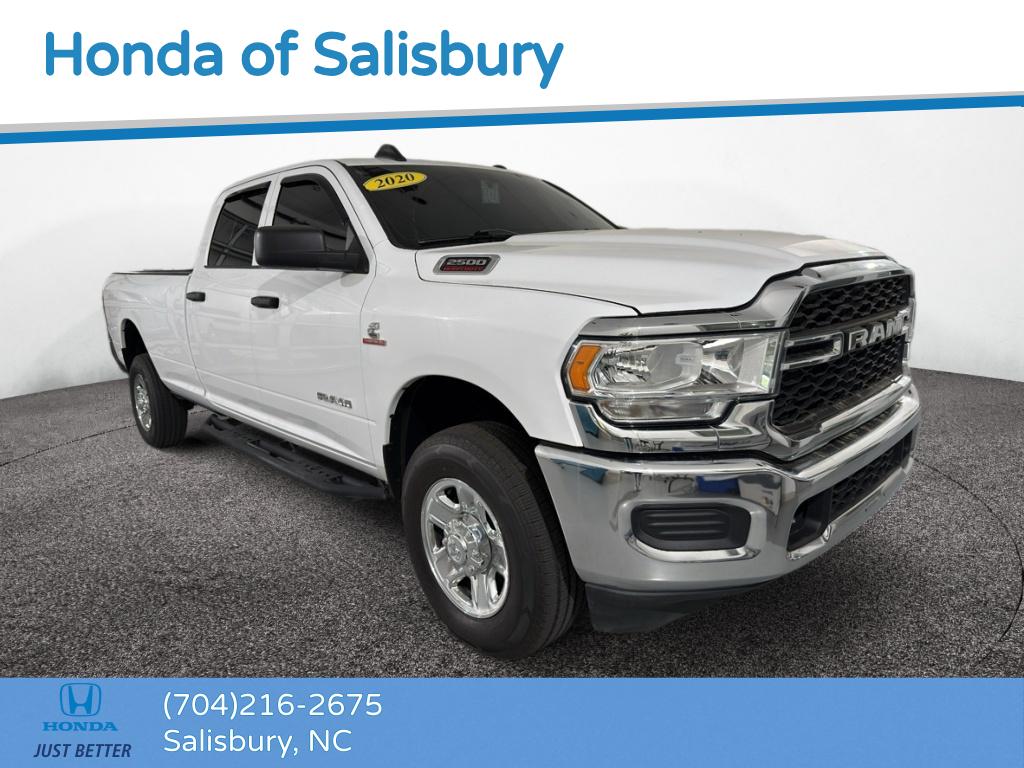 Bright White Clearcoat 2020 RAM 2500 Tradesman Crew Cab LB 4WD Pickup Truck Four-Wheel Drive 6-Speed Automatic