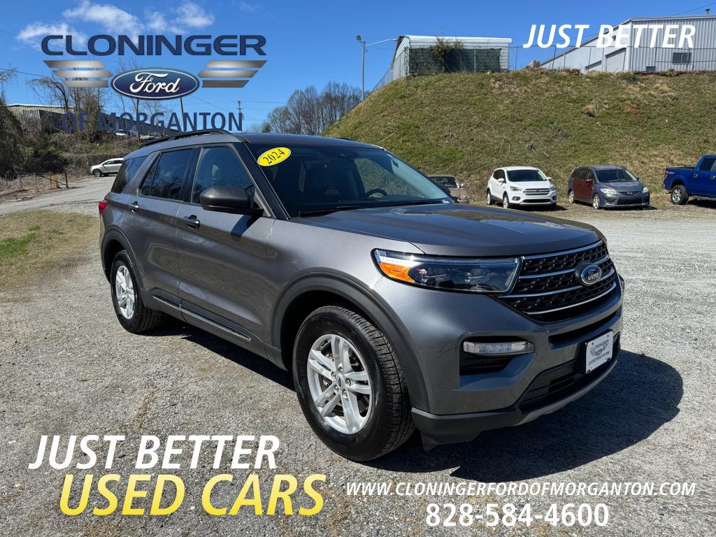 Carbonized Gray Metallic 2024 Ford Explorer XLT AWD SUV / Crossover All-Wheel Drive Automatic
