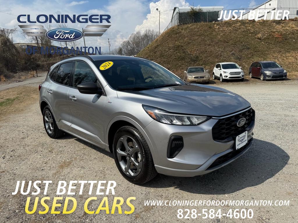 Iconic Silver Metallic 2024 Ford Escape ST-Line AWD SUV / Crossover All-Wheel Drive 8-Speed Automatic