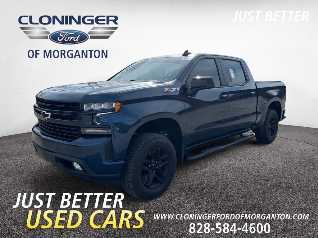 Northsky Blue Metallic 2021 Chevrolet Silverado 1500 RST Crew Cab 4WD Pickup Truck Four-Wheel Drive 8-Speed Automatic