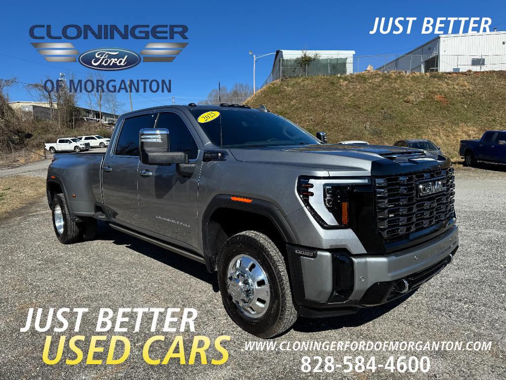 Sterling Metallic 2025 GMC Sierra 3500HD Denali Ultimate Crew Cab 4WD Pickup Truck Four-Wheel Drive Automatic