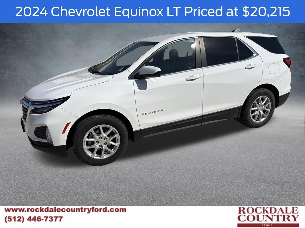 Summit White 2024 Chevrolet Equinox LT FWD with 1LT SUV / Crossover Front-Wheel Drive 6-Speed Automatic