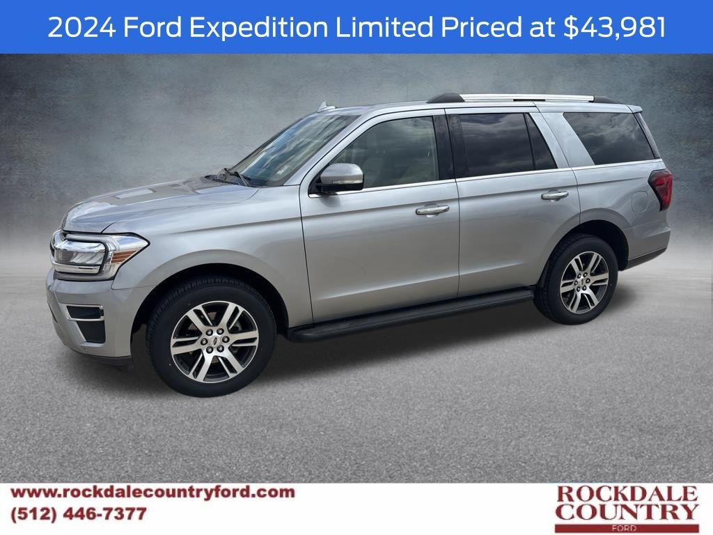Iconic Silver Metallic 2024 Ford Expedition Limited RWD SUV / Crossover 4X2 Automatic
