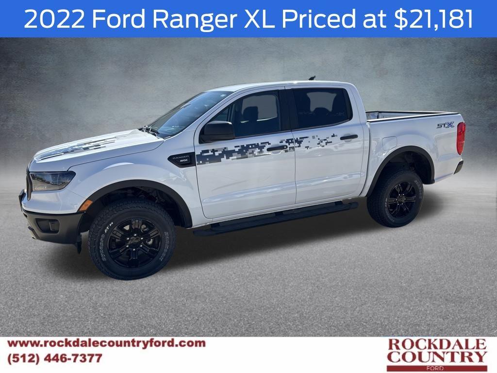 Oxford White 2022 Ford Ranger XL SuperCrew RWD Pickup Truck 4X2 Automatic