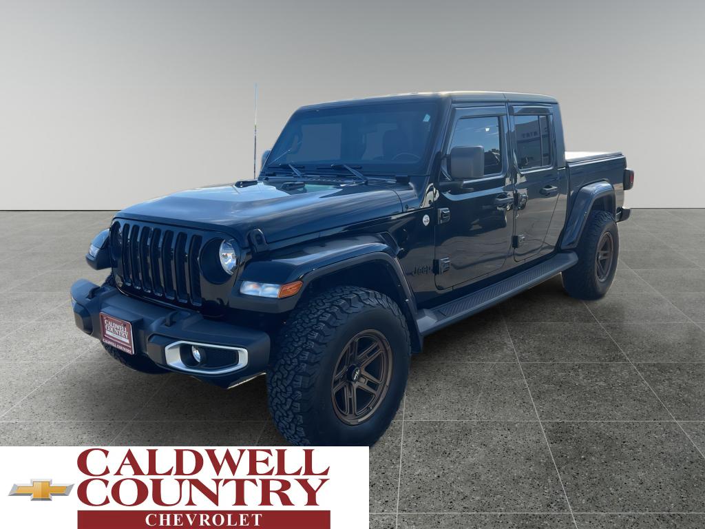 Black Clearcoat 2021 Jeep Gladiator Overland Crew Cab 4WD Pickup Truck Four-Wheel Drive 6-Speed Manual