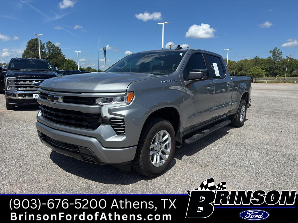 Sterling Gray Metallic 2024 Chevrolet Silverado 1500 RST Crew Cab 4WD Pickup Truck Four-Wheel Drive Automatic