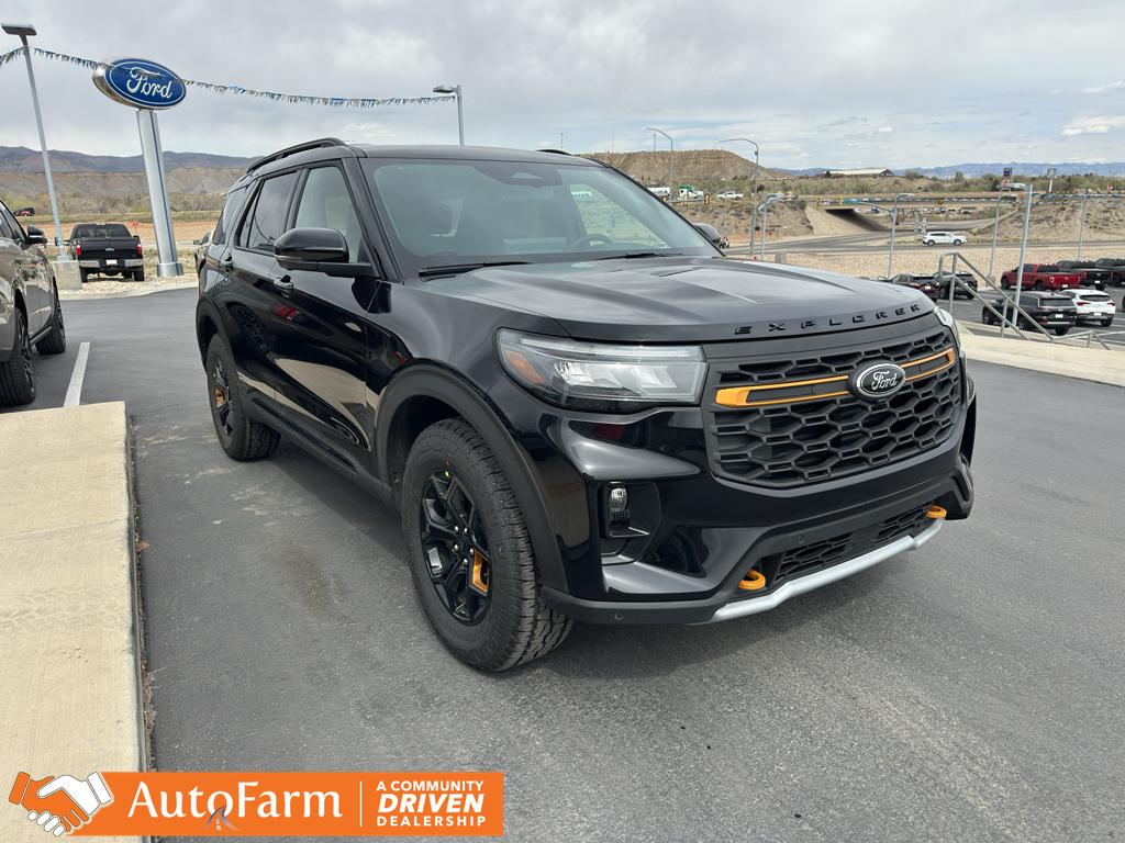 Agate Black Metallic 2026 Ford Explorer Tremor AWD SUV / Crossover All-Wheel Drive Automatic