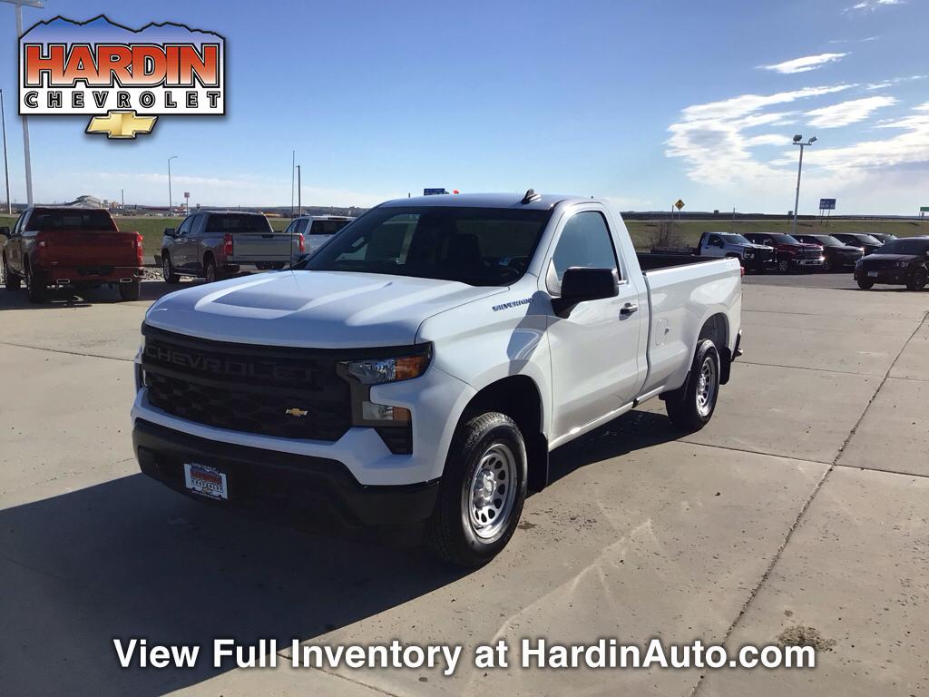 Summit White 2026 Chevrolet Silverado 1500 Work Truck Regular Cab LB 4WD Pickup Truck Four-Wheel Drive Automatic