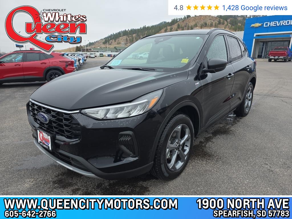 Agate Black Metallic 2025 Ford Escape ST-Line AWD SUV / Crossover All-Wheel Drive 8-Speed Automatic