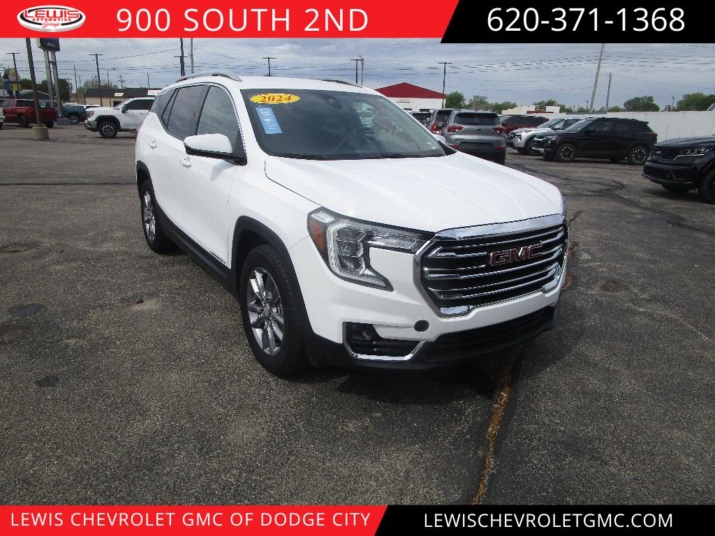 White 2024 GMC Terrain SLT FWD SUV / Crossover Front-Wheel Drive 9-Speed Automatic