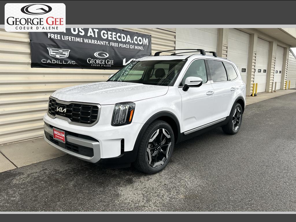 Glacial White Pearl 2025 Kia Telluride S AWD SUV / Crossover All-Wheel Drive 8-Speed Automatic