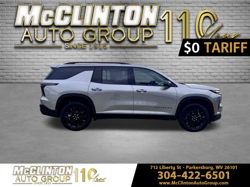 2025 Sterling Gray Metallic Chevrolet Traverse AWD LT AWD SUV