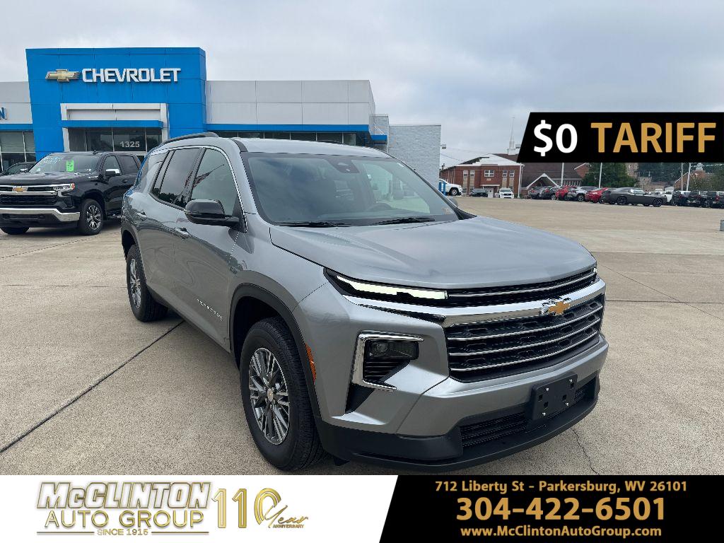 2025 Sterling Gray Metallic Chevrolet Traverse AWD LT SUV