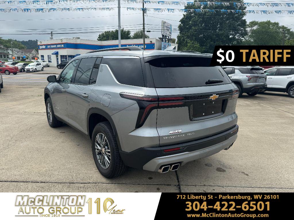 2025 Sterling Gray Metallic Chevrolet Traverse AWD LT AWD SUV
