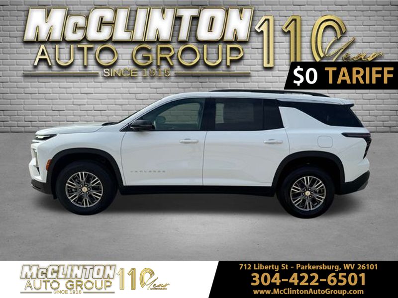 2025 Summit White Chevrolet Traverse FWD LT FWD SUV