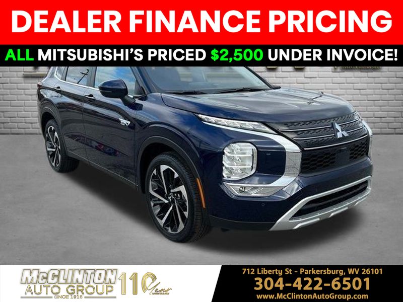 2025 Cosmic Blue Metallic Mitsubishi Outlander Plug-In Hybrid SE SUV