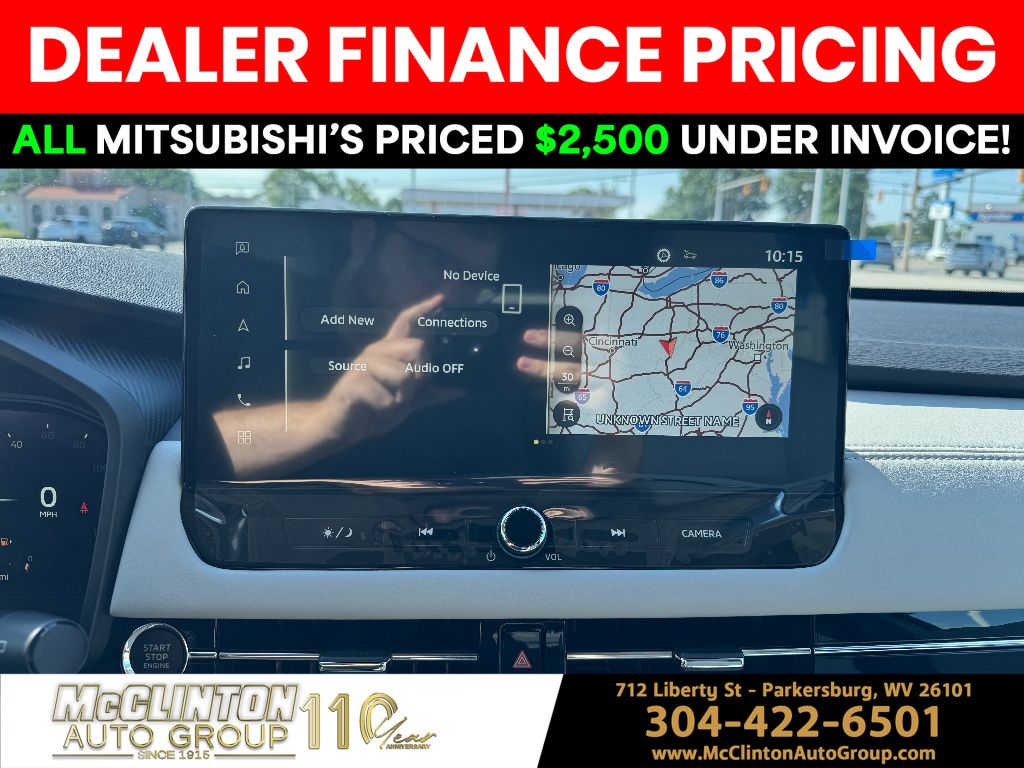 2025 Black Diamond/Alloy Silver Roof Mitsubishi Outlander Platinum Edition 4X4