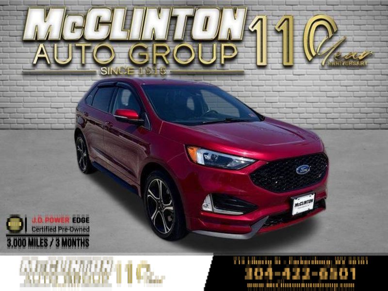2019 Ruby Red Metallic Tinted Clearcoat Ford Edge ST SUV